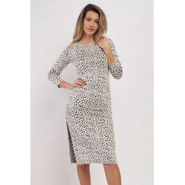 Rochie midi cu imprimeu