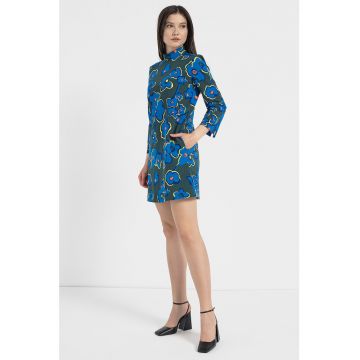 Rochie mini cu imprimeu floral Docente