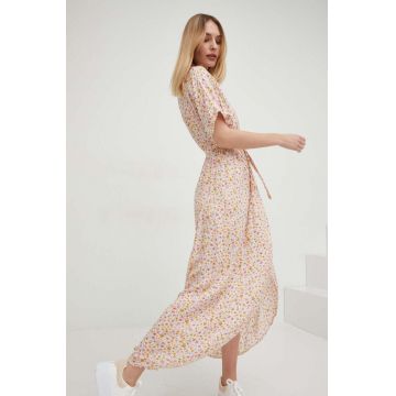 Answear Lab rochie culoarea galben, maxi, evazati