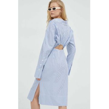 Herskind rochie din bumbac mini, oversize