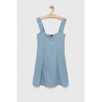 GAP rochie din denim pentru copii mini, evazati