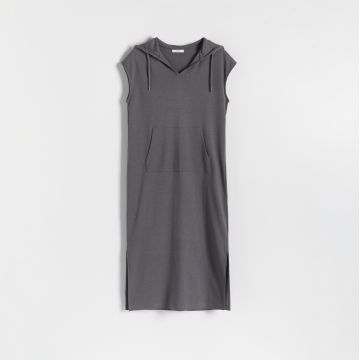 Reserved - Rochie de trening, din jerseu - Gri