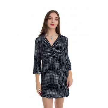 Rochie mini cu doua randuri de nasturi Alina