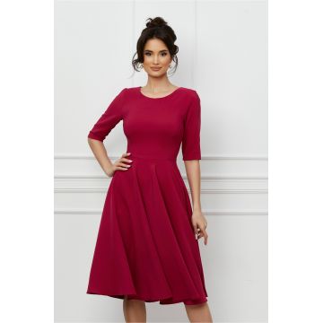 Rochie Zarina magenta cu buzunare