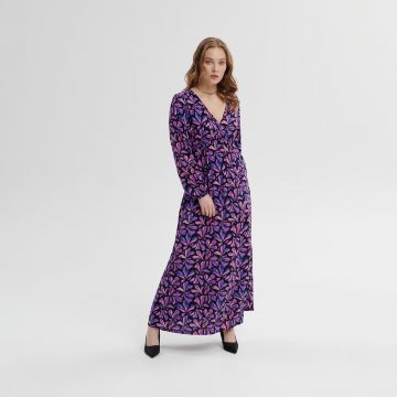 Sinsay - Rochie maxi cu model - Violet