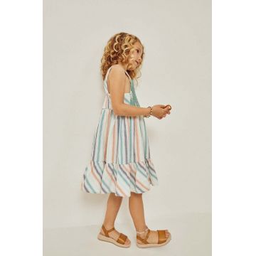 zippy rochie din bumbac pentru copii mini, evazati