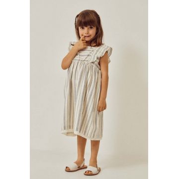 zippy rochie din bumbac pentru copii mini, evazati