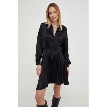 Answear Lab rochie culoarea negru, mini, drept
