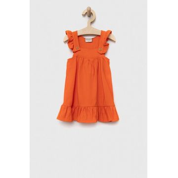 Birba&Trybeyond rochie bebe culoarea portocaliu, mini, drept