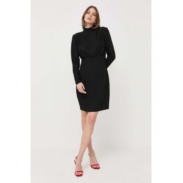 Notes du Nord rochie culoarea negru, mini, mulata