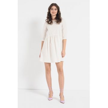 Rochie de bumbac cu broderii Aire