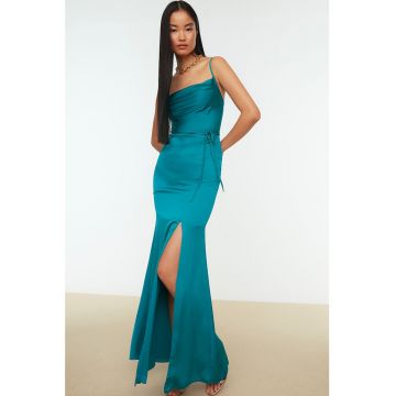 Rochie maxi cu slit lateral