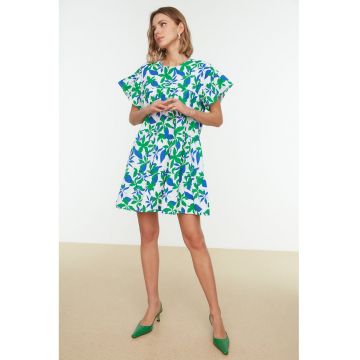 Rochie mini cu imprimeu floral
