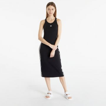 adidas Adicolor Classics 3- Stripes Long Tank Dress Black