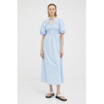 Résumé rochie midi, evazati