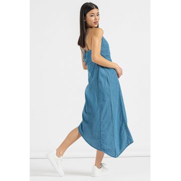 Rochie de denim cu terminatie asimetrica Dani