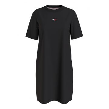 Rochie-tricou cu decolteu la baza gatului