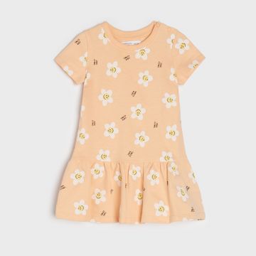 Sinsay - Rochie babydoll cu SmileyBaby® - Oranj