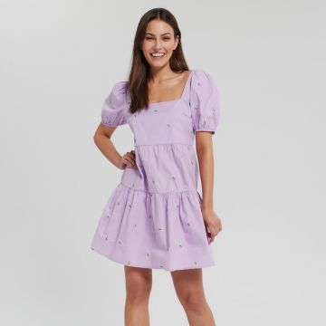 Sinsay - Rochie mini babydoll - Violet