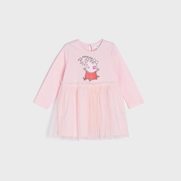 Sinsay - Rochie Peppa Pig din tul - Roz