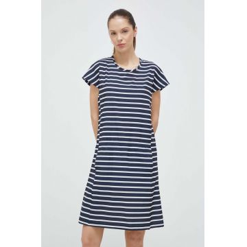 Helly Hansen rochie culoarea bleumarin, mini, drept 34346