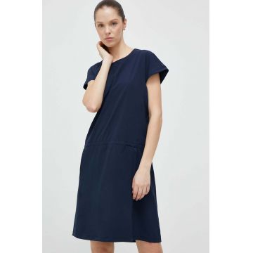 Helly Hansen rochie culoarea albastru marin, mini, drept
