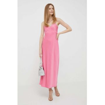 Joop! rochie culoarea violet, maxi, drept Joop! rochie culoarea violet, maxi, drept