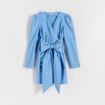 Reserved - Ladies` dress - Albastru