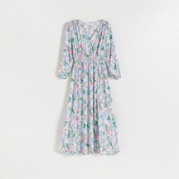 Reserved - Rochie EcoVero™ cu model - Multicolor