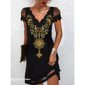 ROCHIE ELEGANTA NYCHOLE negru si maro