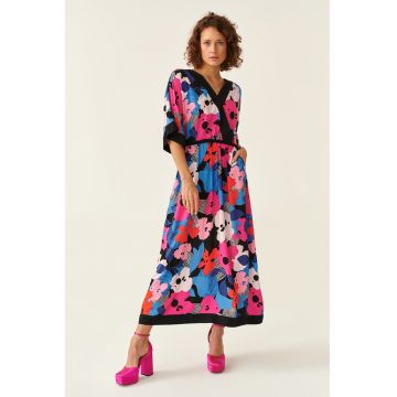 Rochie midi cu imprimeu floral