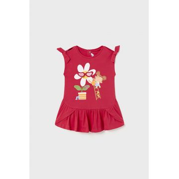 Rochie-tricou cu imprimeu floral