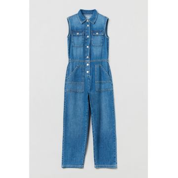 Salopeta de denim - fara maneci