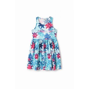 Desigual rochie din bumbac pentru copii mini, evazati