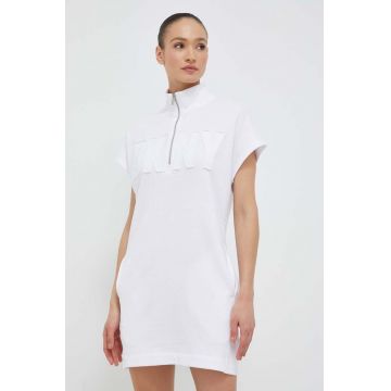 Dkny rochie culoarea alb, mini, oversize