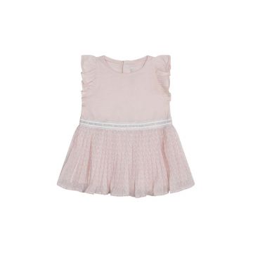 Michael Kors rochie bebe culoarea roz, mini, evazati