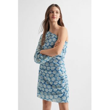 Rochie cu decolteu pe un umar si model Vilav