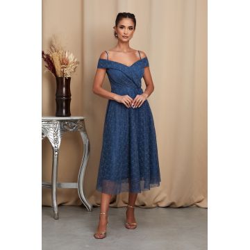 Rochie Ines Albastra Rochie Ines Albastra