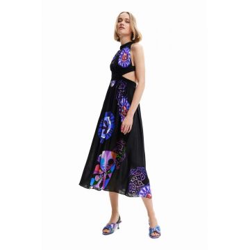 Desigual rochie midi, evazati