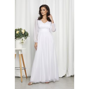 Rochie Lunna Alba