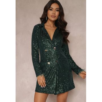 Rochie Verde închis