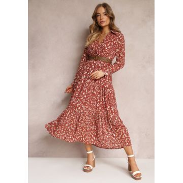 Rochie Roz somon