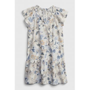 Rochie dreapta cu model floral