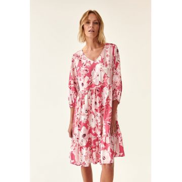 Rochie mini cu imprimeu floral