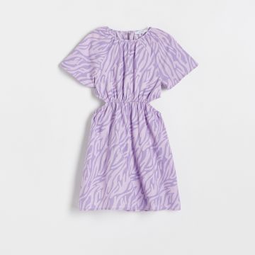 Reserved - Rochie cu decupaje - Violet