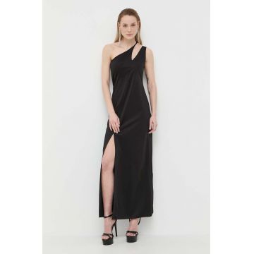 Marella rochie culoarea negru, maxi, drept