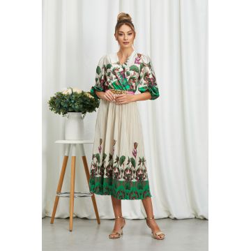 Rochie Louise Verde Floral