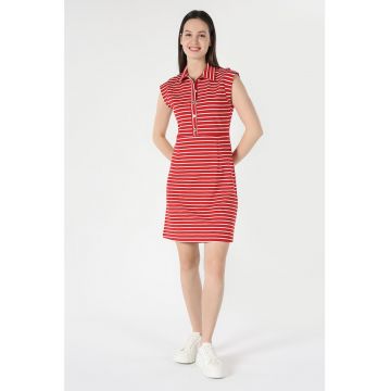 Rochie mini cu model in dungi