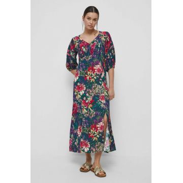 Medicine rochie maxi, evazati