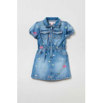 OVS rochie din denim pentru copii mini, evazati